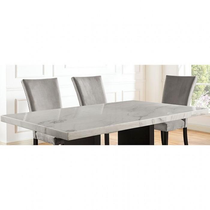 

    
Furniture of America CM3744T Kian Dining Table White / Black CM3744T
