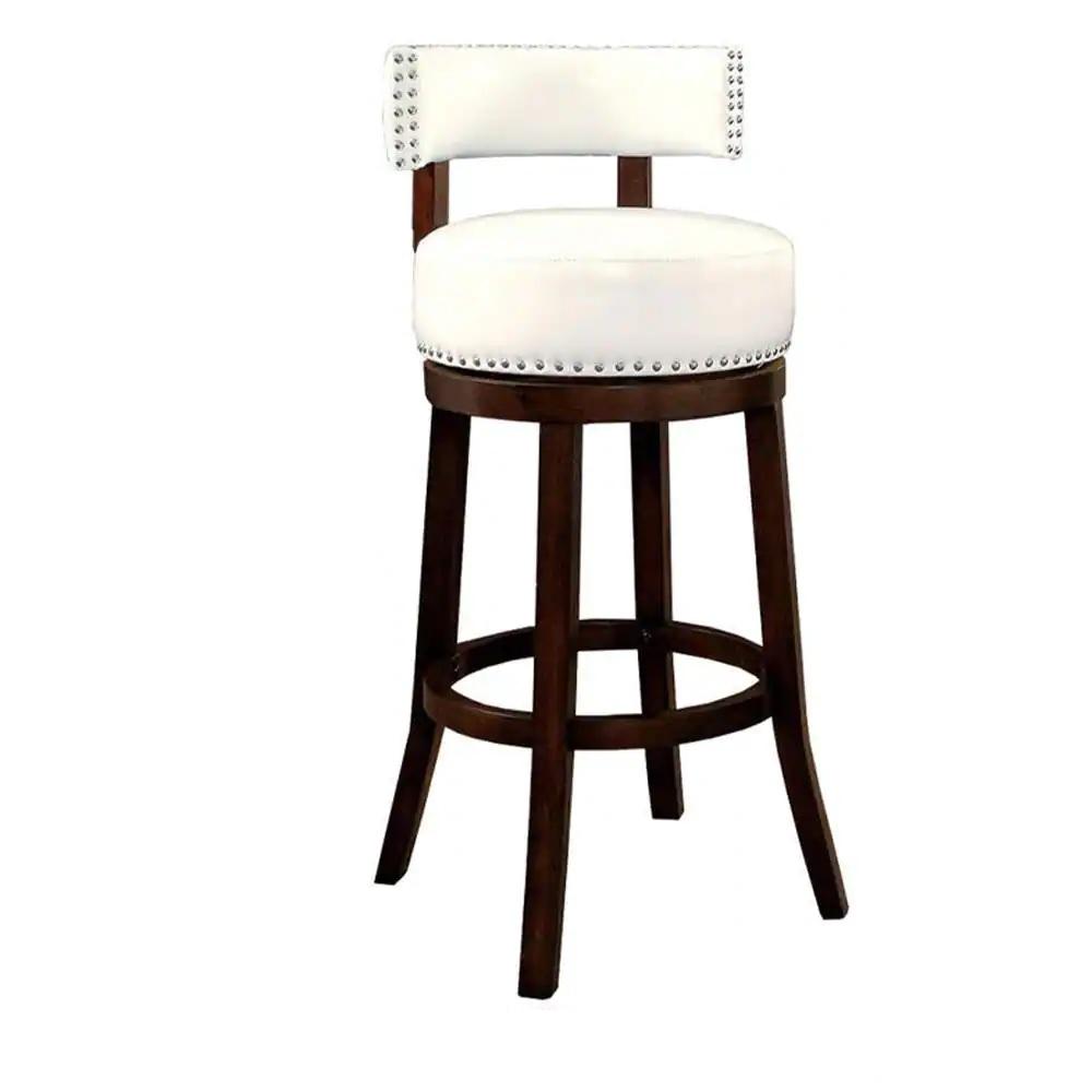 

    
Transitional White & Dark Oak 30" Bar Stool Set 2pcs Furniture of America CM-BR6251WH-29-2PK Shirley
