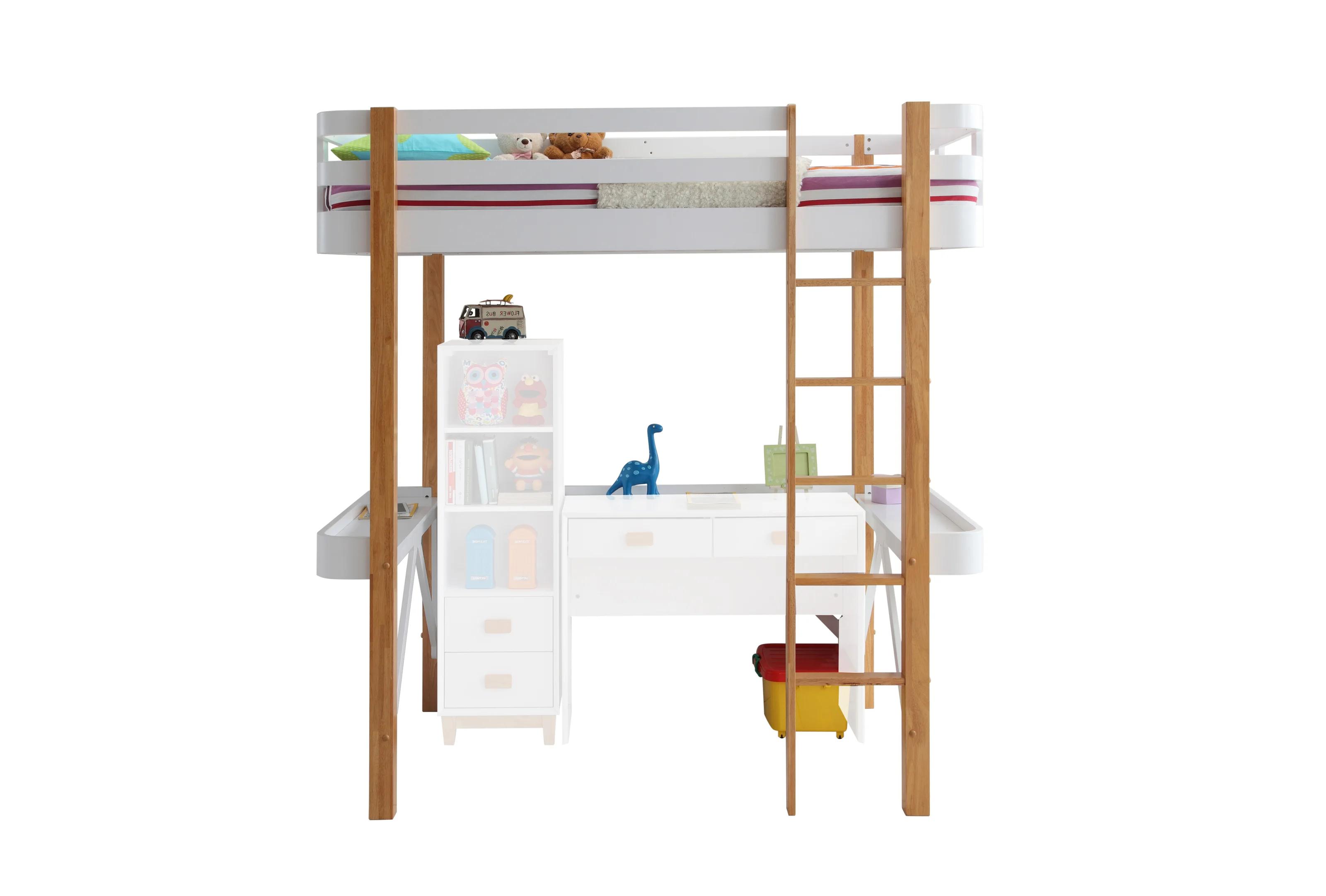 

    
Acme Furniture Rutherford Loft Bed Natural/White 37970

