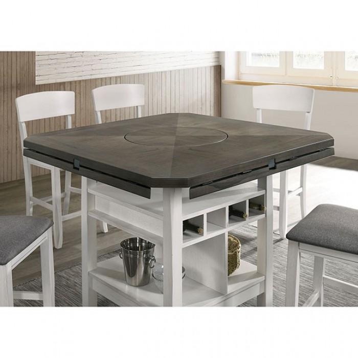 

    
CM3733WG-RPT-5PC Furniture of America Counter Table Set
