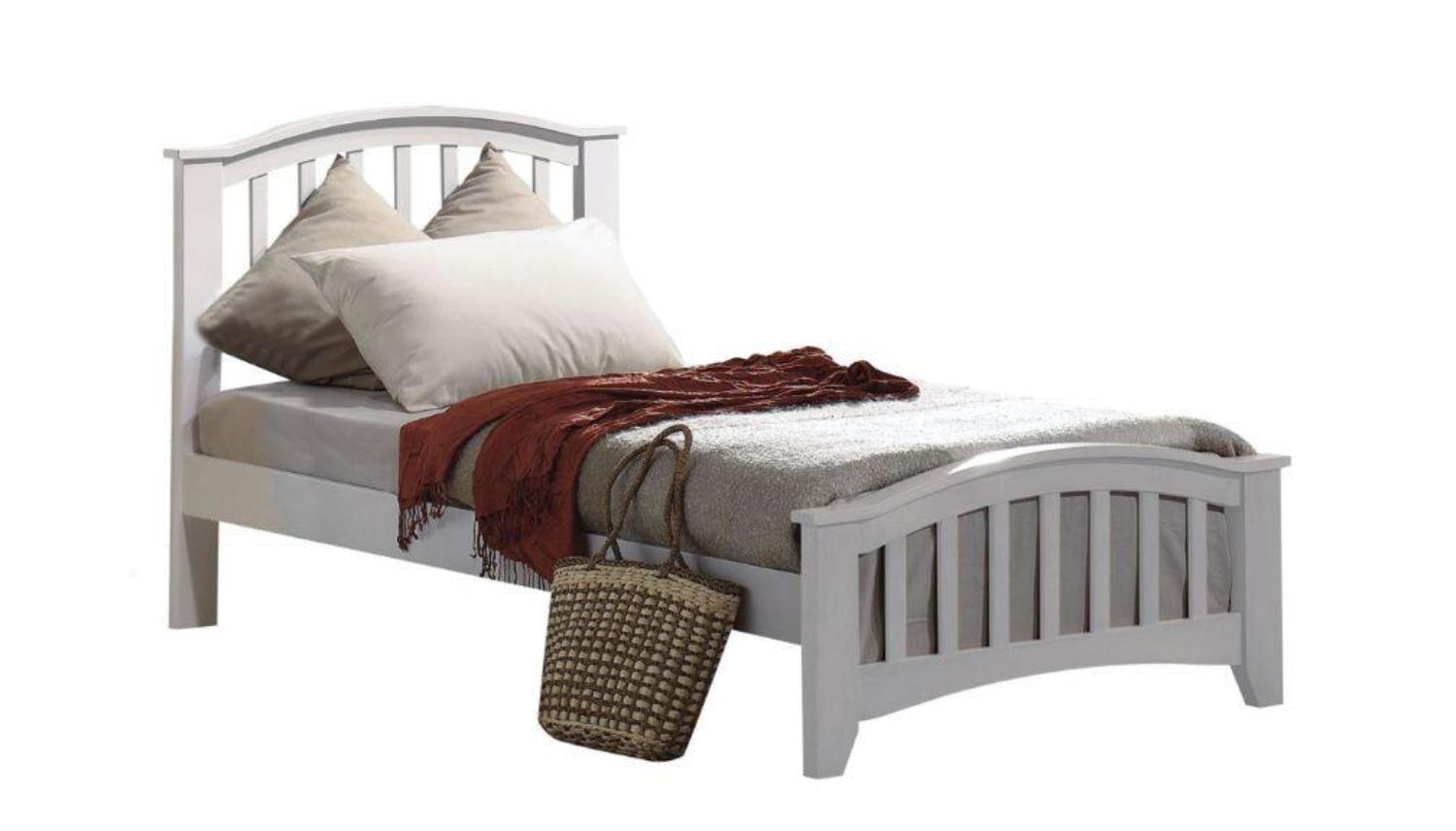 Transitional Twin bed San Marino 09150T in White 