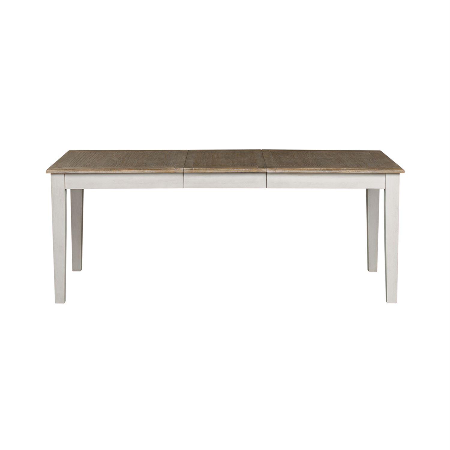 

    
Soft White Wash Finish Wood Dining Table Summerville (171-CD) Liberty Furniture
