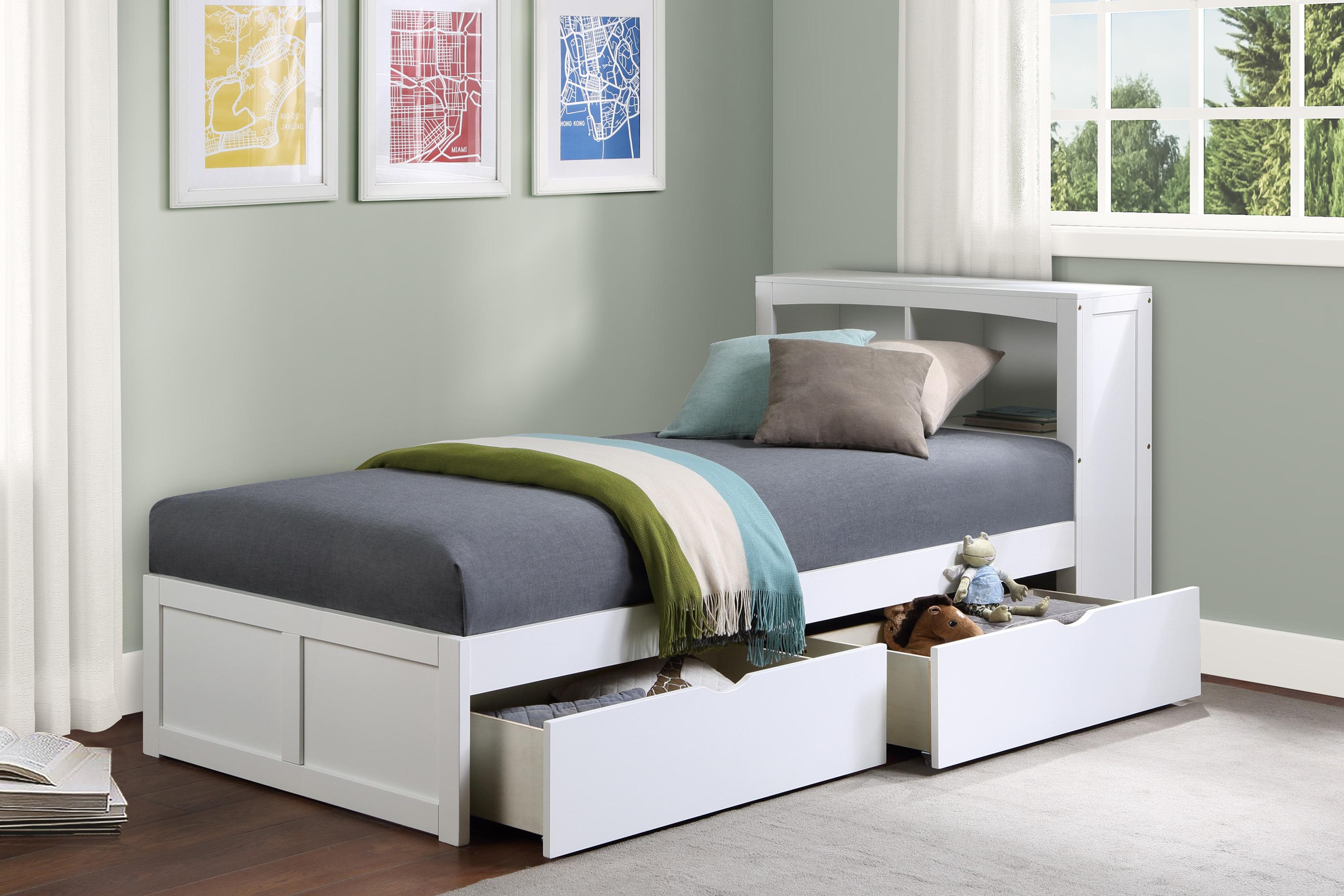

                    
Homelegance B2053BCW-1T* Galen Bookcase Bed White  Purchase 
