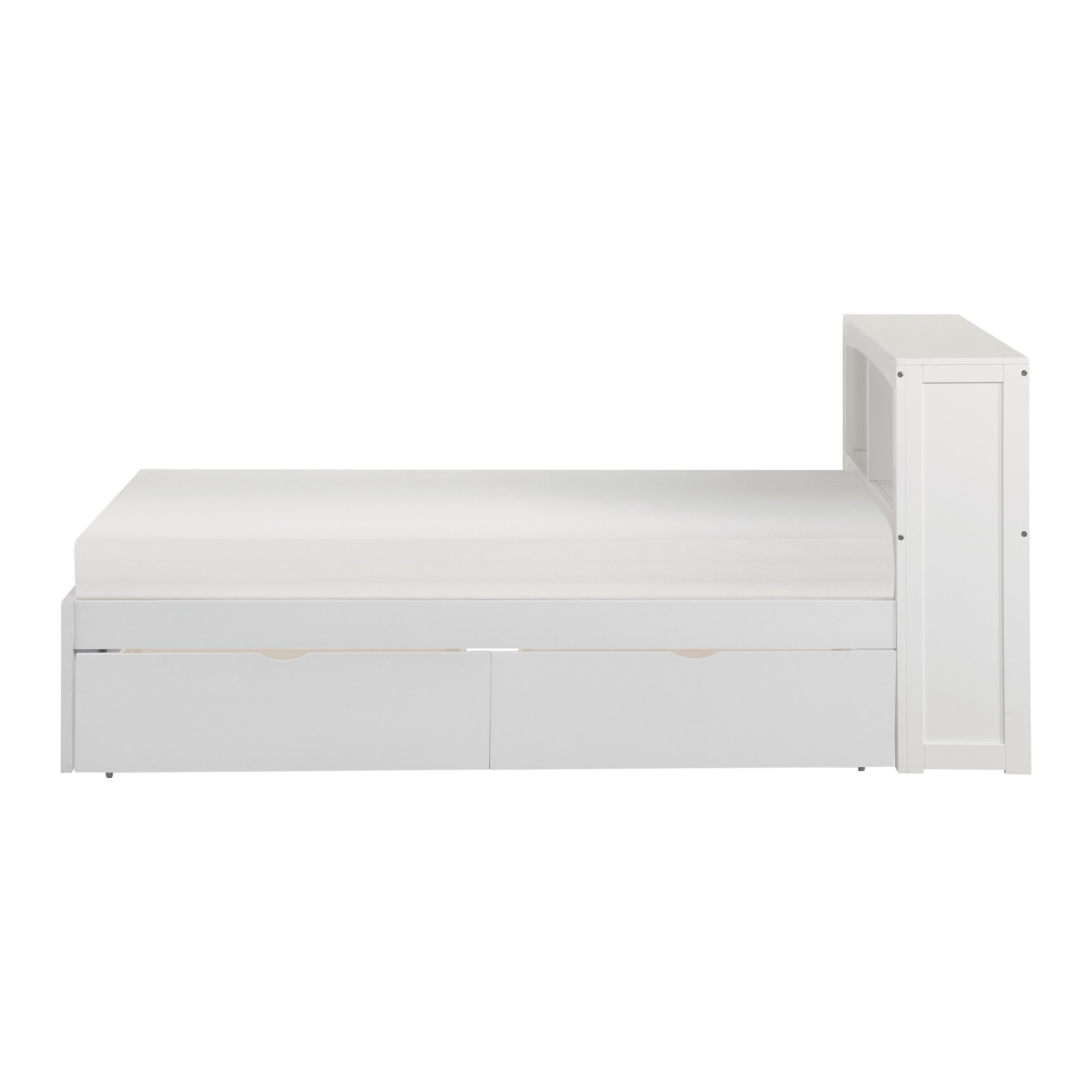 

    
Homelegance B2053BCW-1T* Galen Bookcase Bed White B2053BCW-1T*
