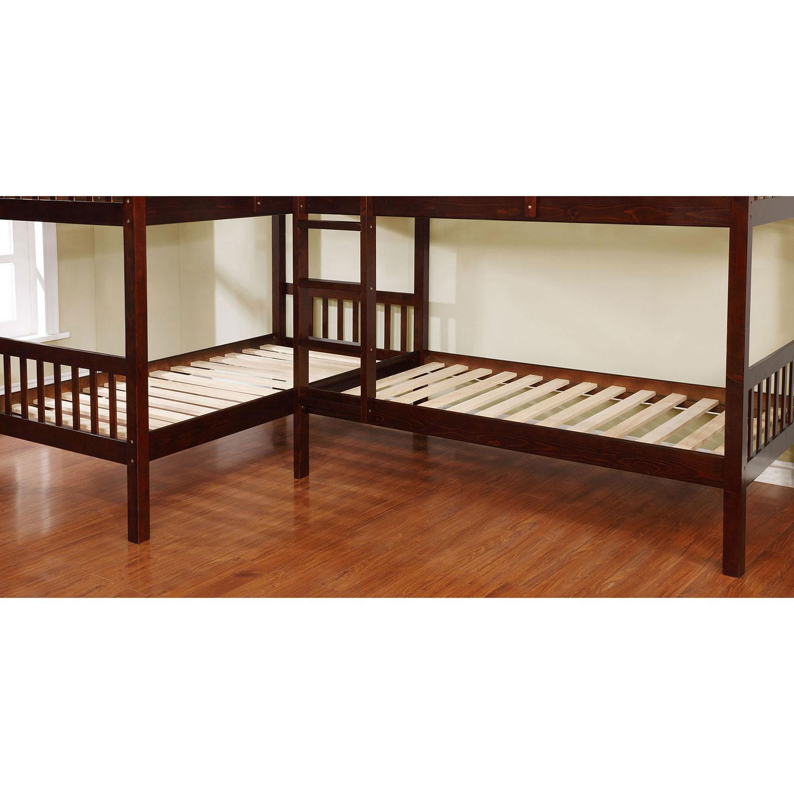 

    
Furniture of America MARQUETTE CM-BK904 Bunk Bed Brown CM-BK904-BED
