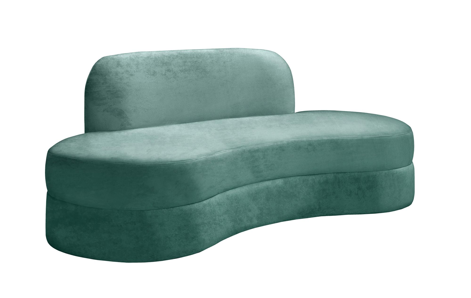 

    
Ultra Vogue Mint Velvet Lounge Sofa MITZY 606Mint-S Meridian Contemporary
