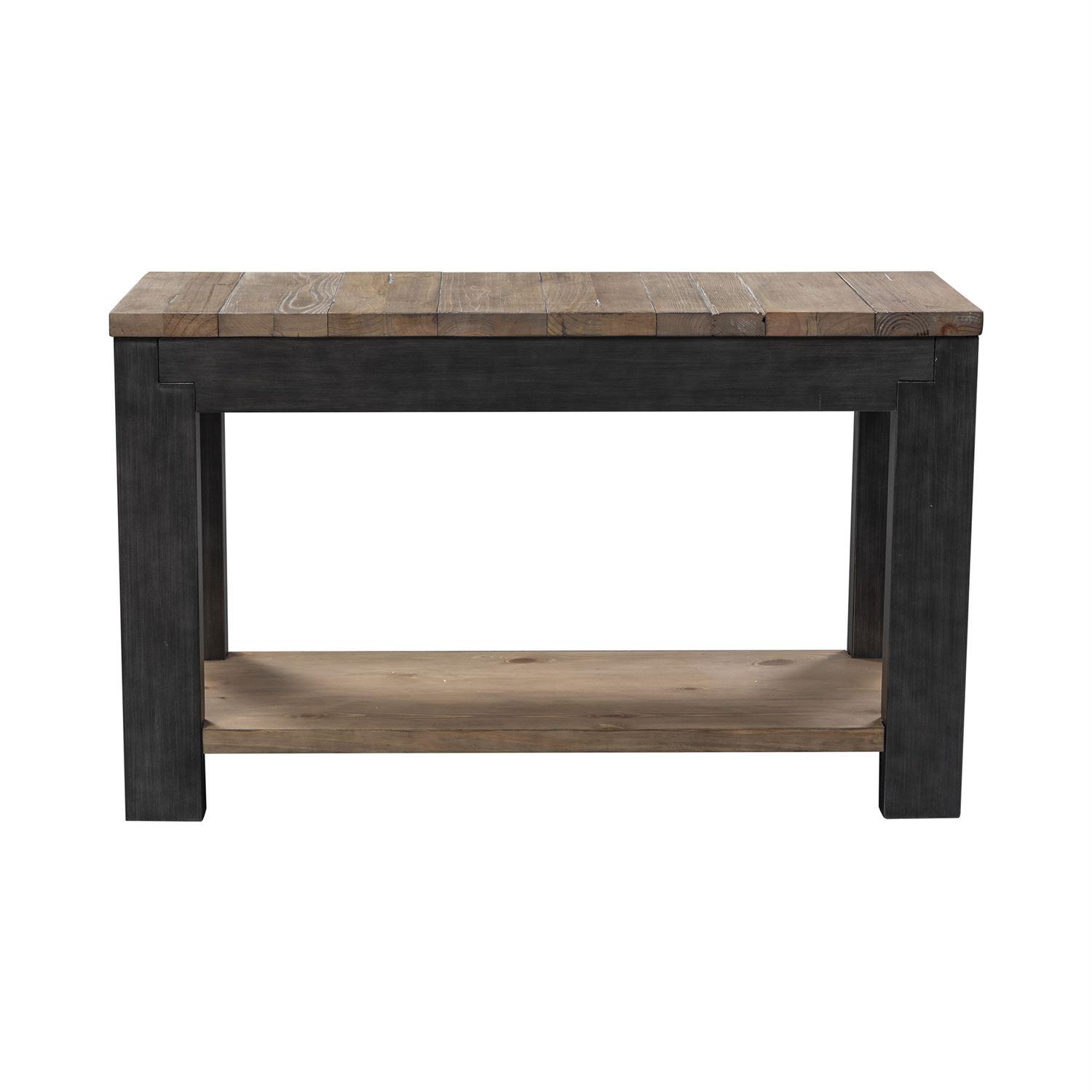 

    
Urban Brown Wood Console Table Rutland Grove (853-OT) Liberty Furniture

