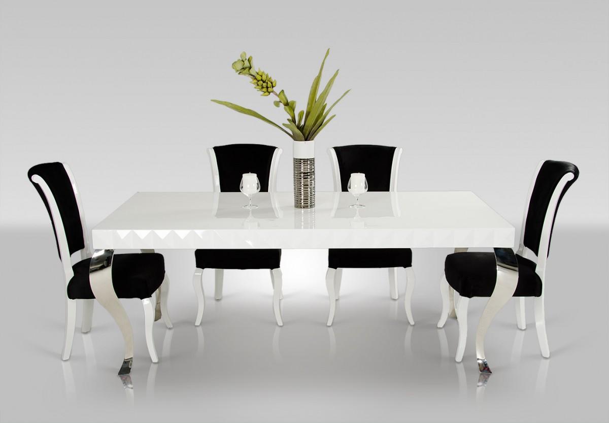 

    
VIG Versus Mia Luxury White Lacquer Dining Table Modern Contemporary
