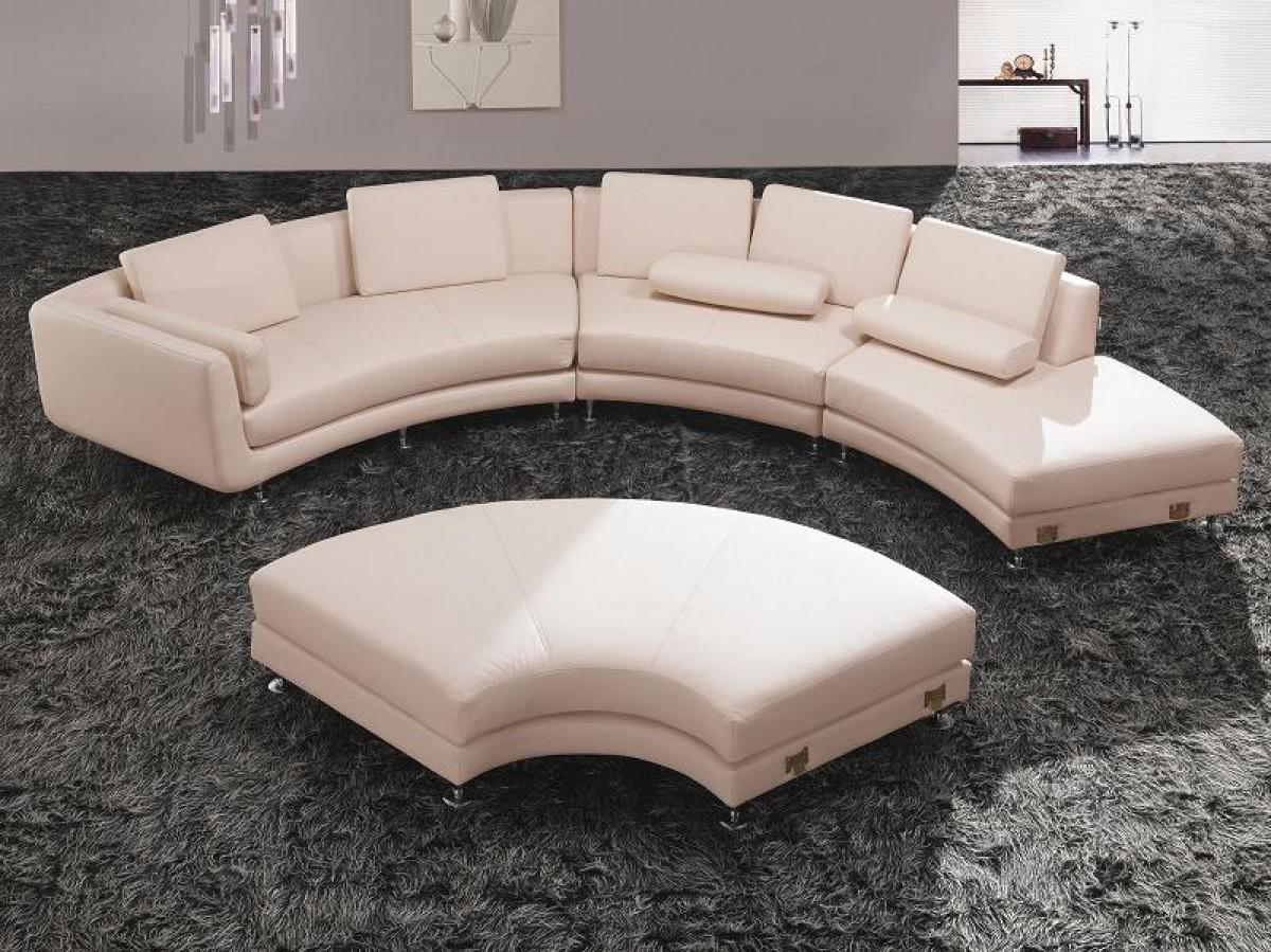

    
White Eco- Leather Sectional Sofa & Ottoman Set Contemporary VIG Divani Casa A94
