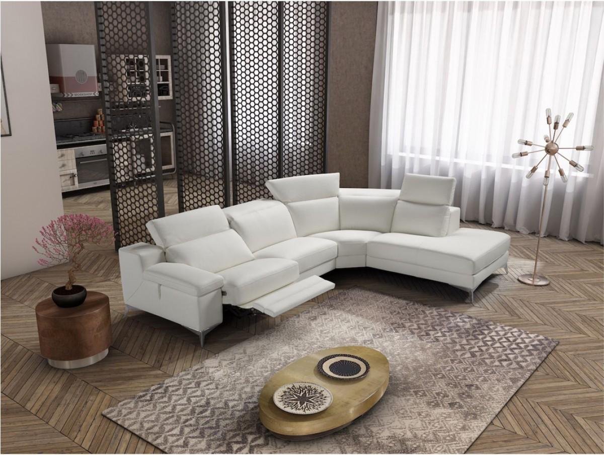 

    
VIG Estro Salotti Hypnose Italian White Leather Sectional Sofa Recliner SP ORDER
