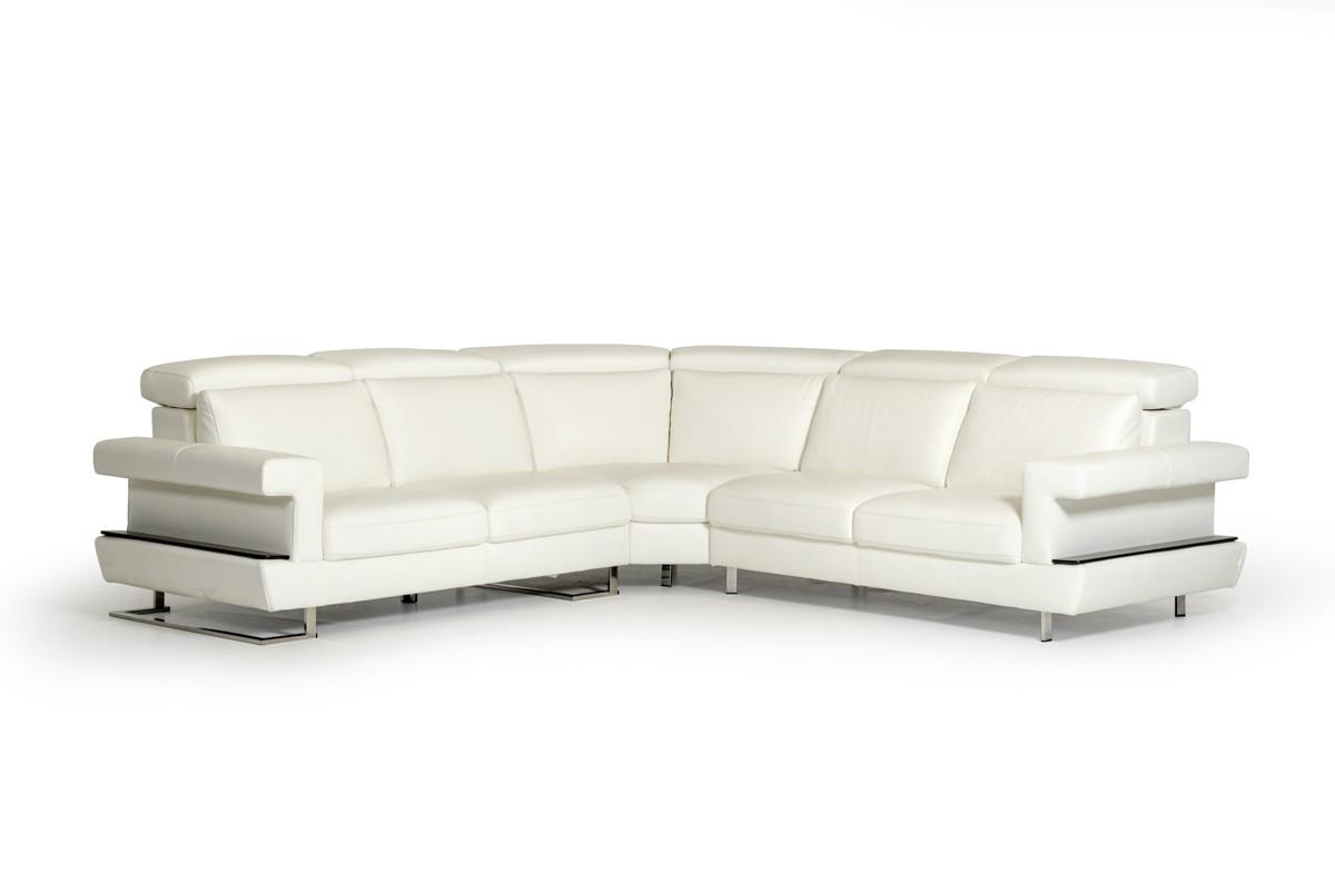 

                    
VIG Furniture Estro Salotti Crosby Sectional Sofa White Italian Leather Purchase 
