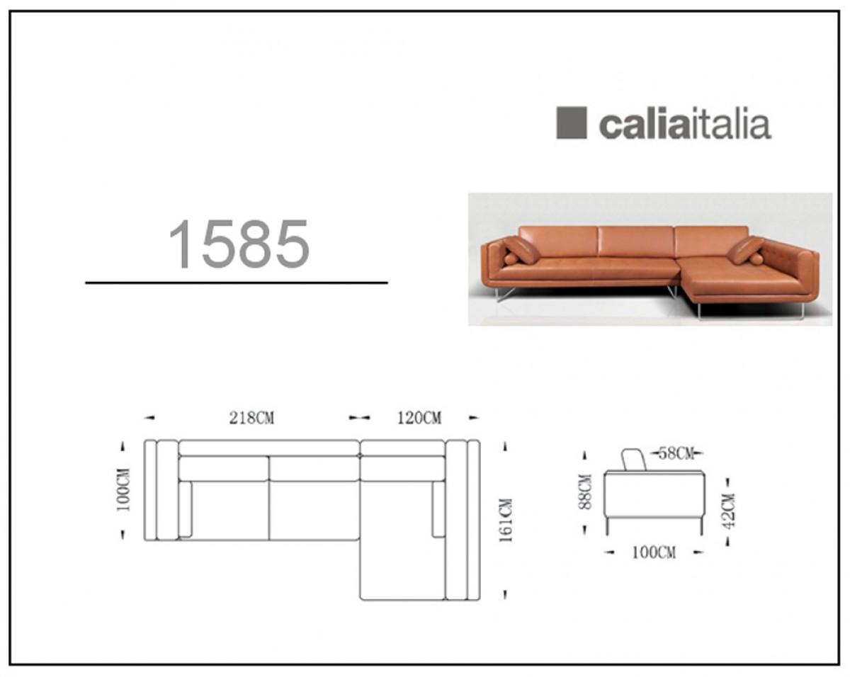 

    
VGCA1585-ORG RHC VIG Furniture Sectional Sofa
