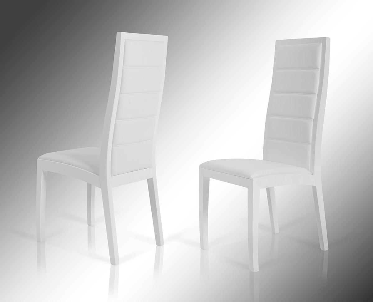 

    
White Leatherette Dining Chairs Set 2Pcs VIG Modrest Donna Contemporary
