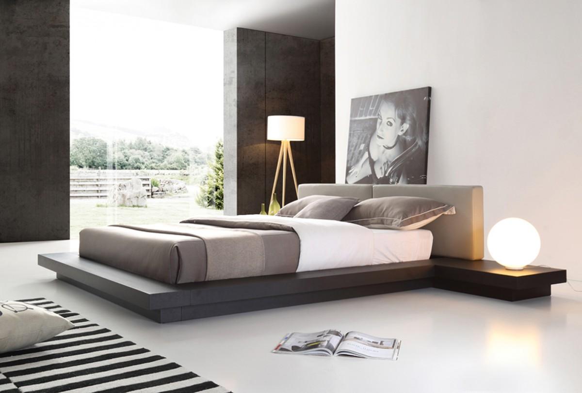 VIG Furniture Modrest Opal Platform Bed