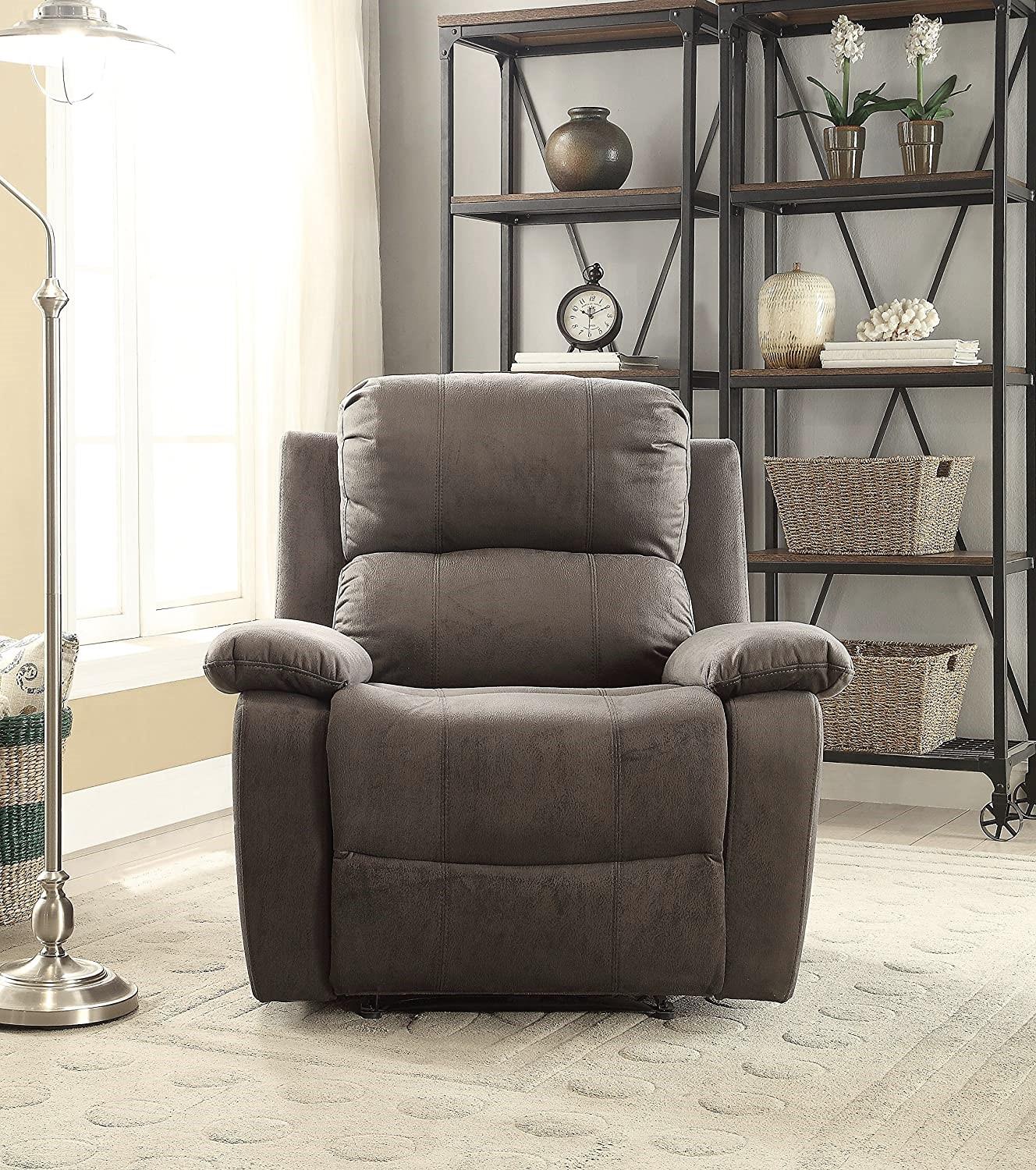 

    
Acme Furniture Bina Recliner Charcoal 59525

