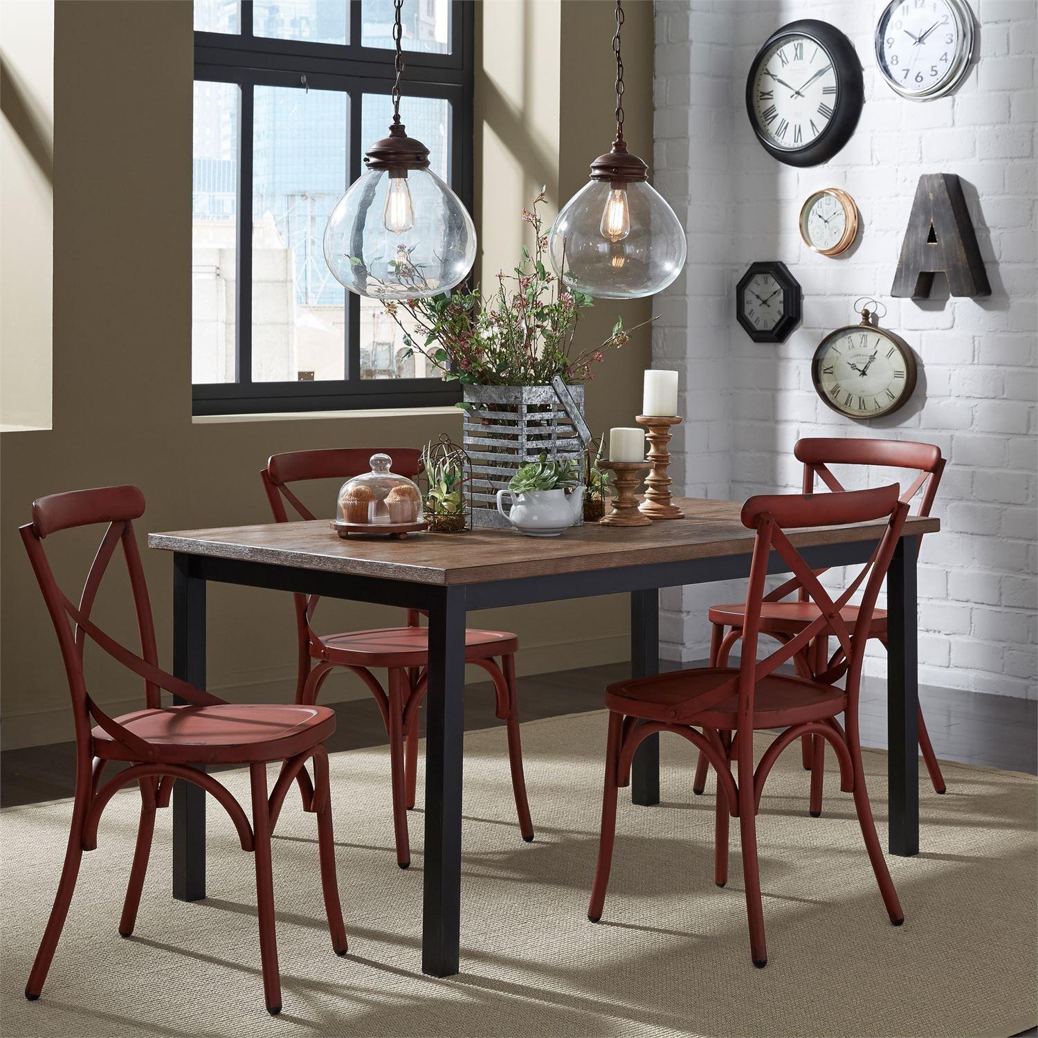 

    
179-C3005-R Distressed Metal Finish Red Dining Side Chairs 2pcs 179-C3005-R Liberty Furniture
