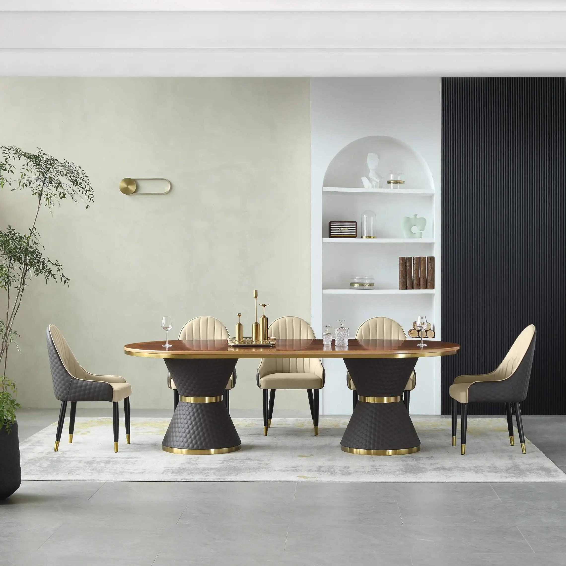 

    
VOGUE Oval Dining Table Set
