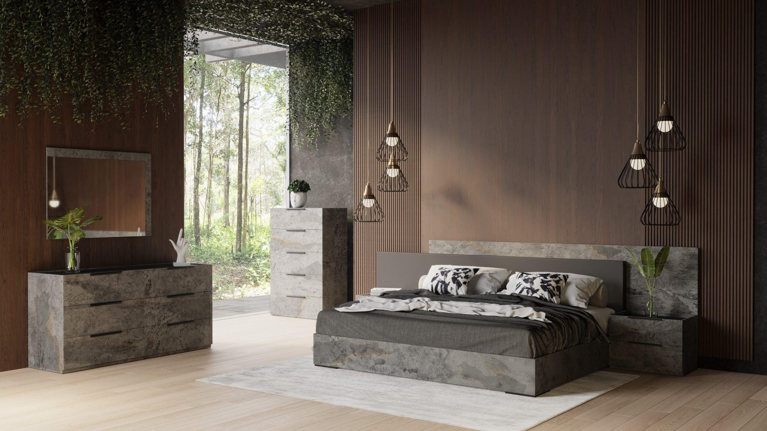

    
VGACFERRARA-BED-2NS-SET 79298 VIG Furniture Panel Bedroom Set
