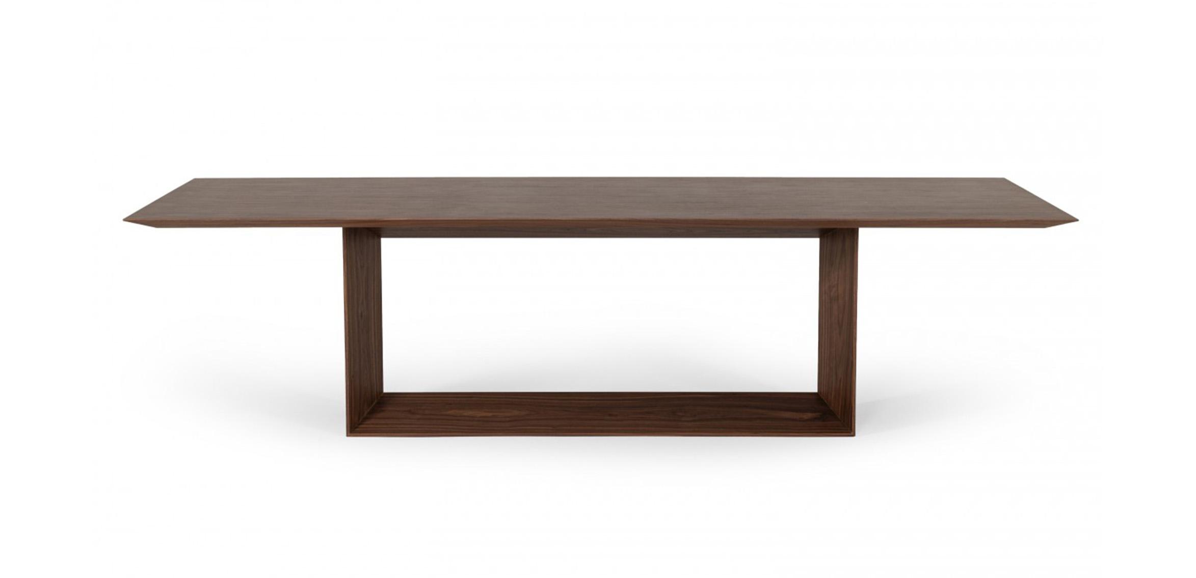 

    
Walnut Dining Table w/LED LIGHT Modrest Channa VIG MADE IN ITALY Contemporary
