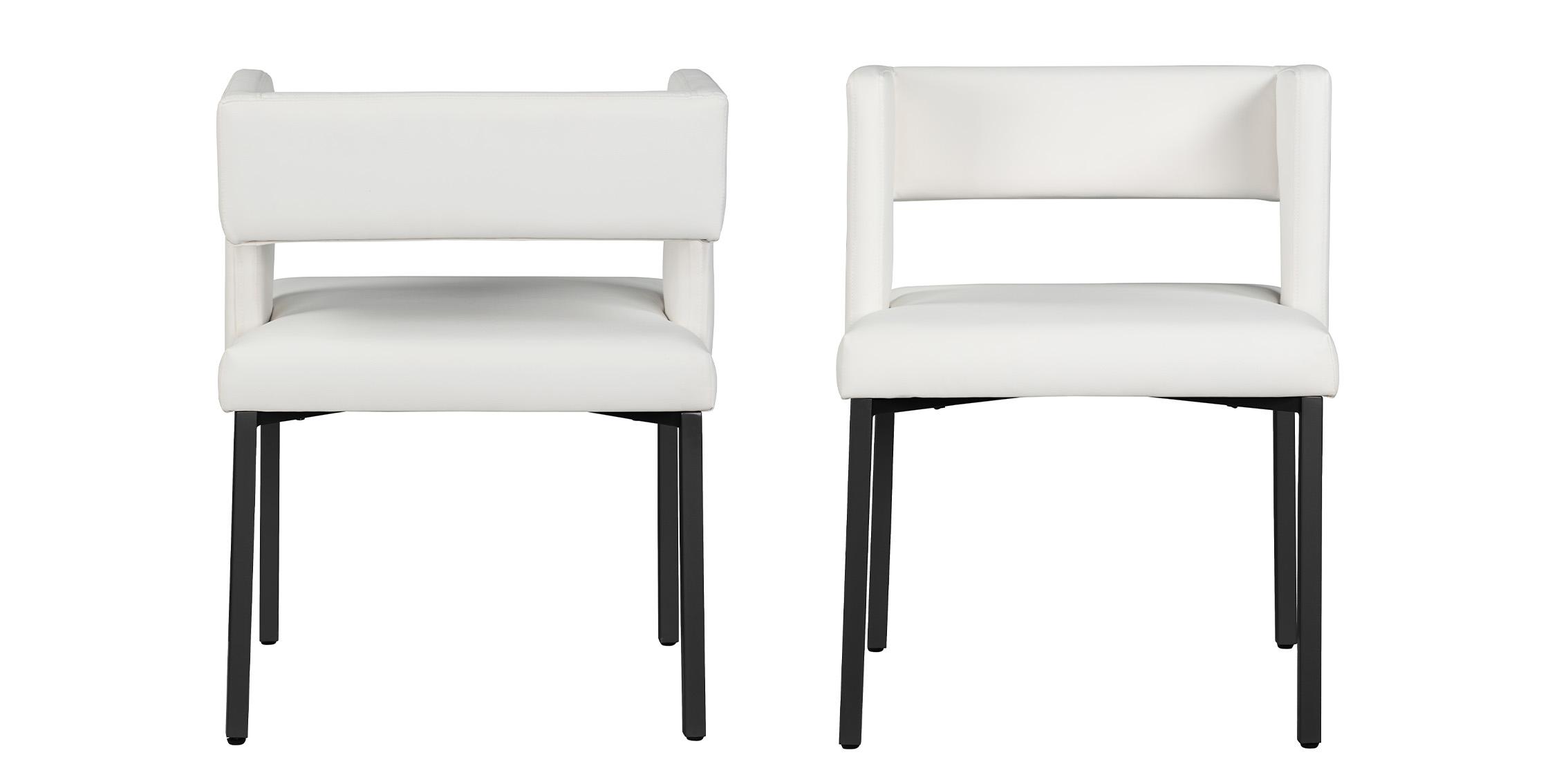 

    
Meridian Furniture CALEB 968White-C Dining Chair Set White/Black 968White-C
