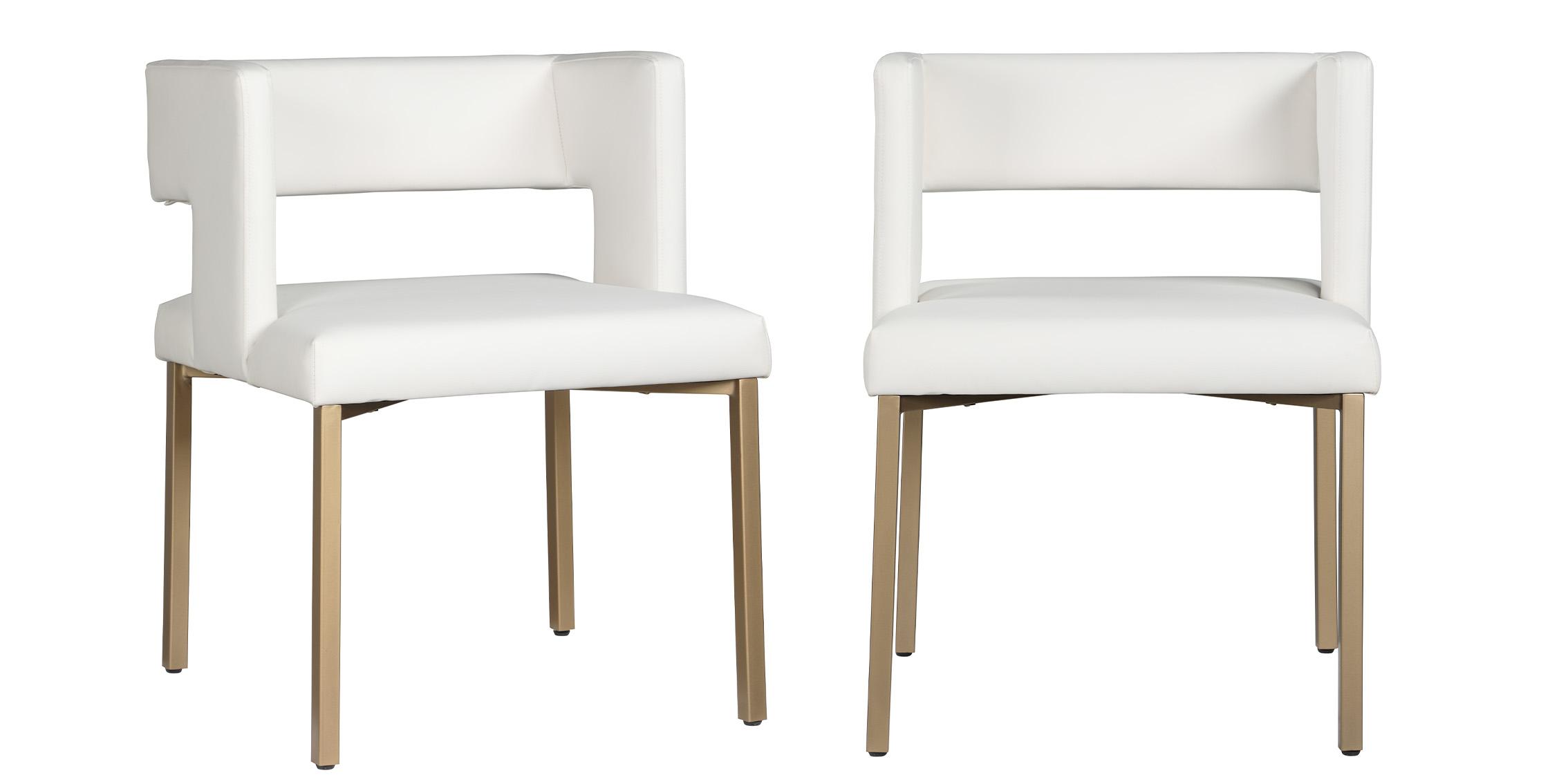 

    
Meridian Furniture CALEB 967White-C Dining Chair Set White/Gold 967White-C

