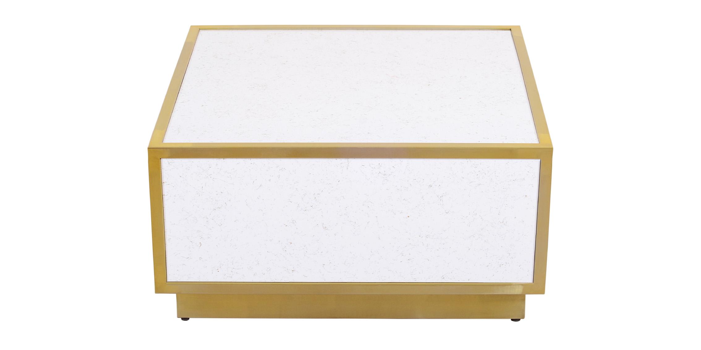 

        
Meridian Furniture GLITZ 242-CT Coffee Table White/Gold  094308250212
