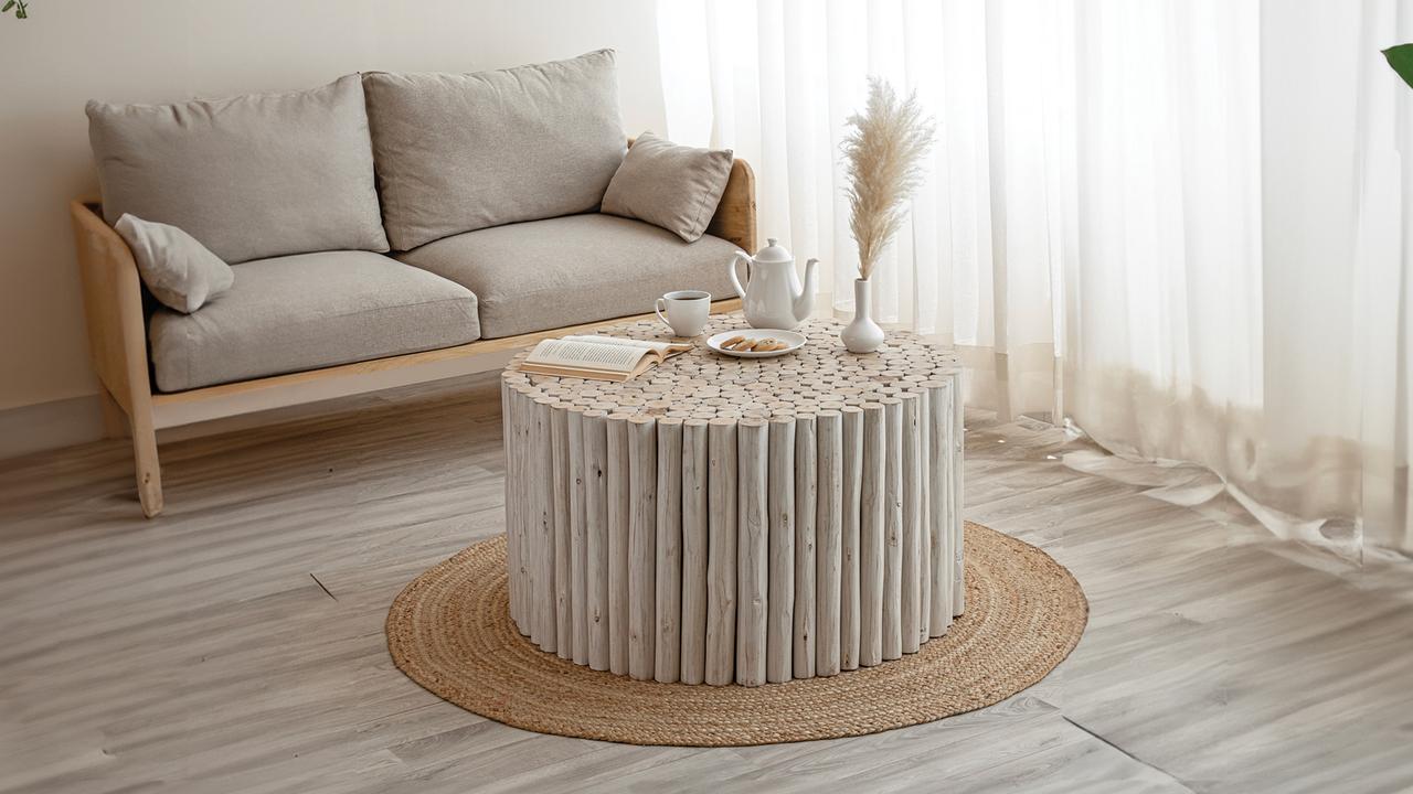 Contemporary, Modern Coffee Table T1009-32 T1009-32-WHITE-CT in White 