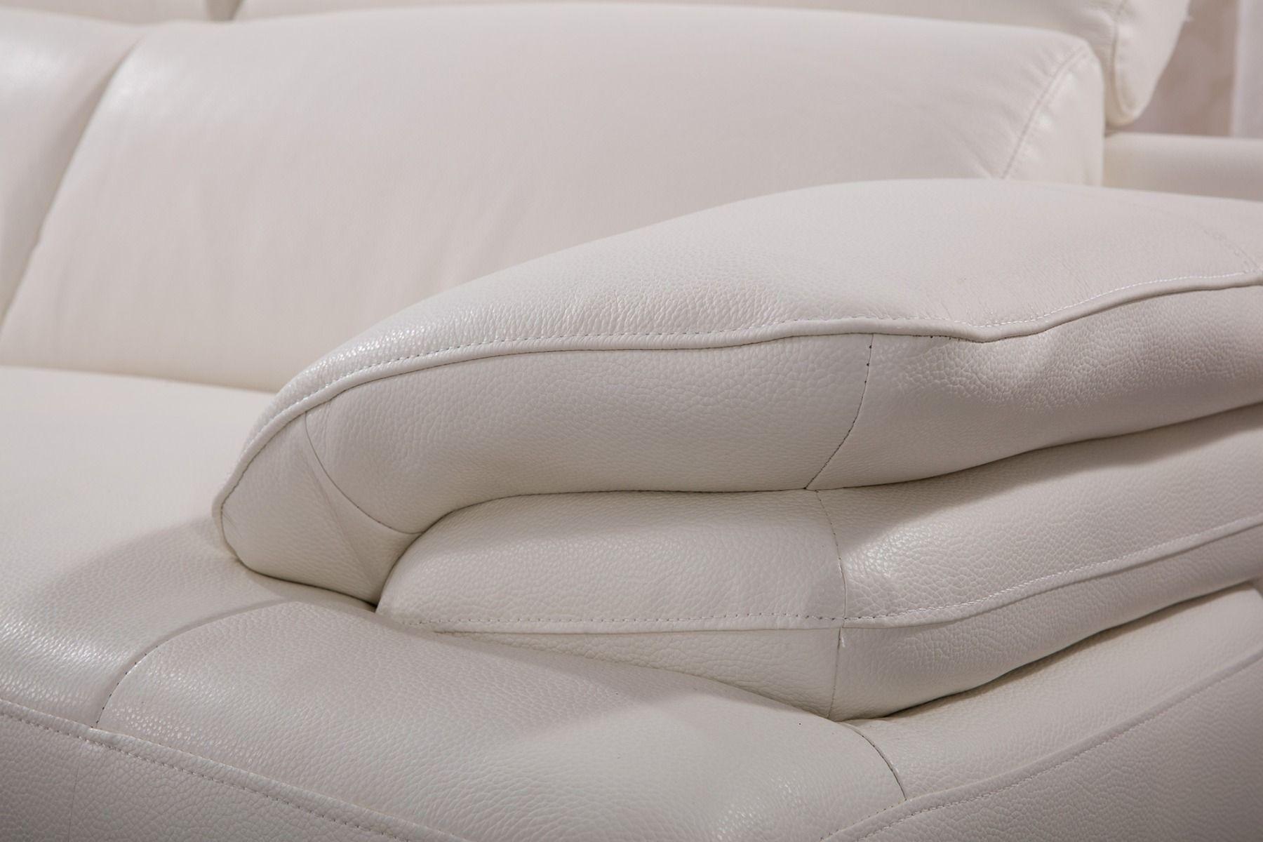 

    
White Italian Leather Sectional Sofa RIGHT EK-L525R-W American Eagle Modern

