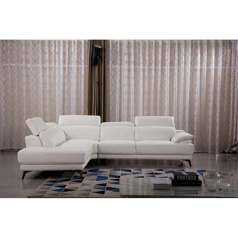 

    
EK-L525R-W White Italian Leather Sectional Sofa RIGHT EK-L525R-W American Eagle Modern
