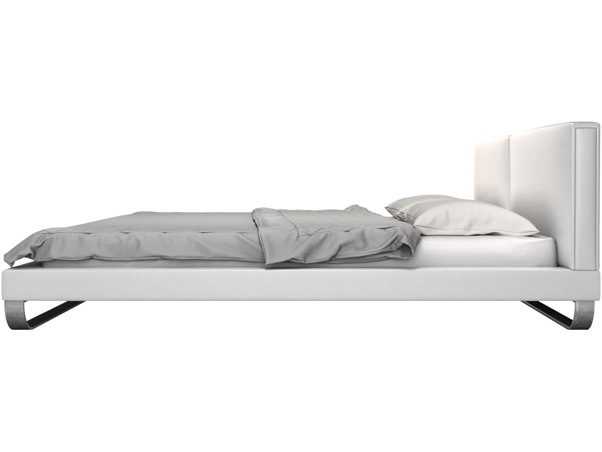 

    
White Leatherette Queen Size Panel Bed by VIG Modrest Ramona
