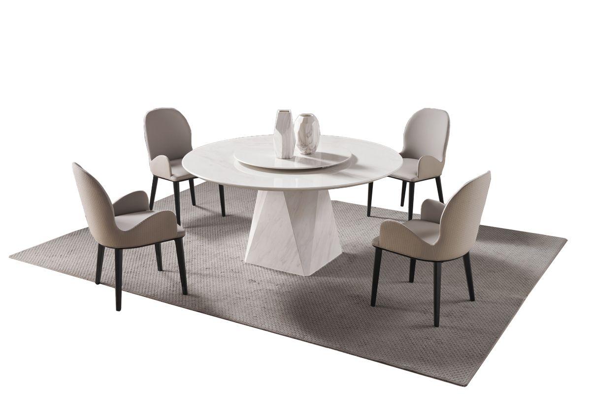 Modern Dining Table DT-H17A DT-H17A in White 