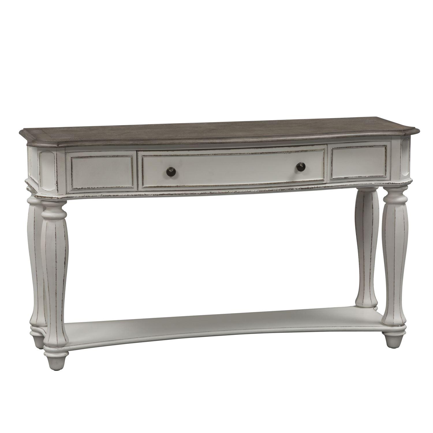

    
Liberty Furniture Magnolia Manor  (244-OT) Console Table Sofa Table White 244-OT1030
