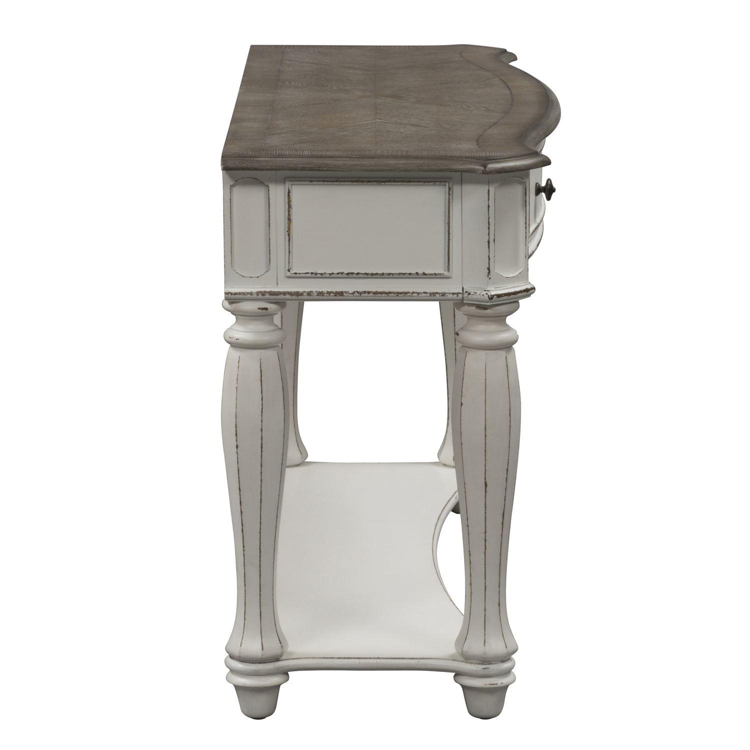 

                    
Liberty Furniture Magnolia Manor  (244-OT) Console Table Sofa Table White  Purchase 
