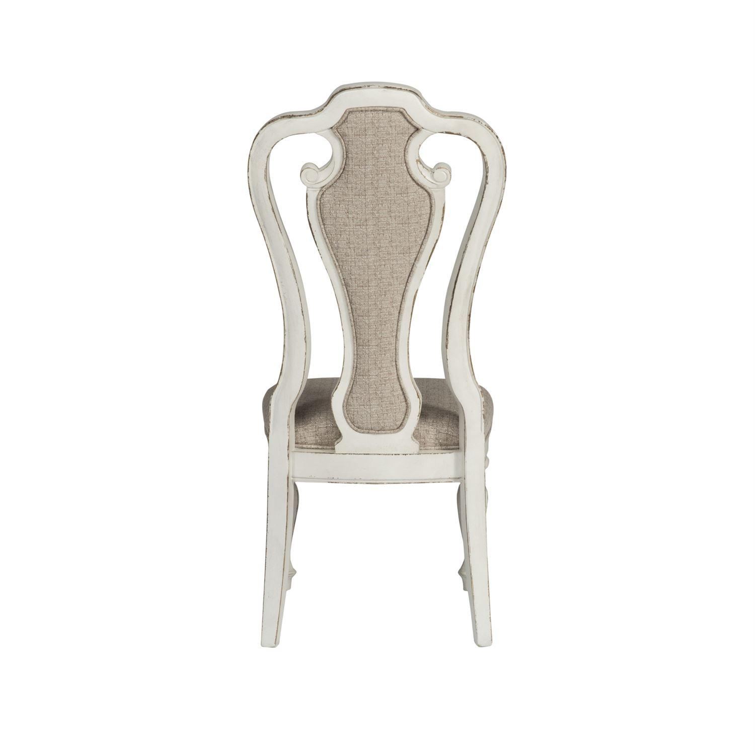 

                    
Liberty Furniture Magnolia Manor  (244-DR) Dining Side Chair Set Dining Chair Set White Chenille Purchase 
