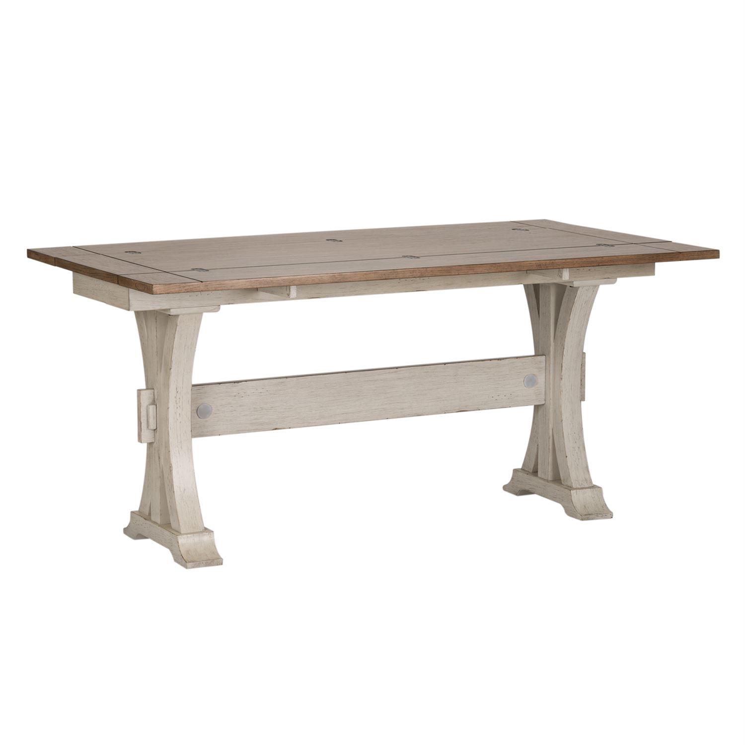 

    
Liberty Furniture Farmhouse Reimagined  (652-OT) Dining Table Dining Table White 652-OT1031

