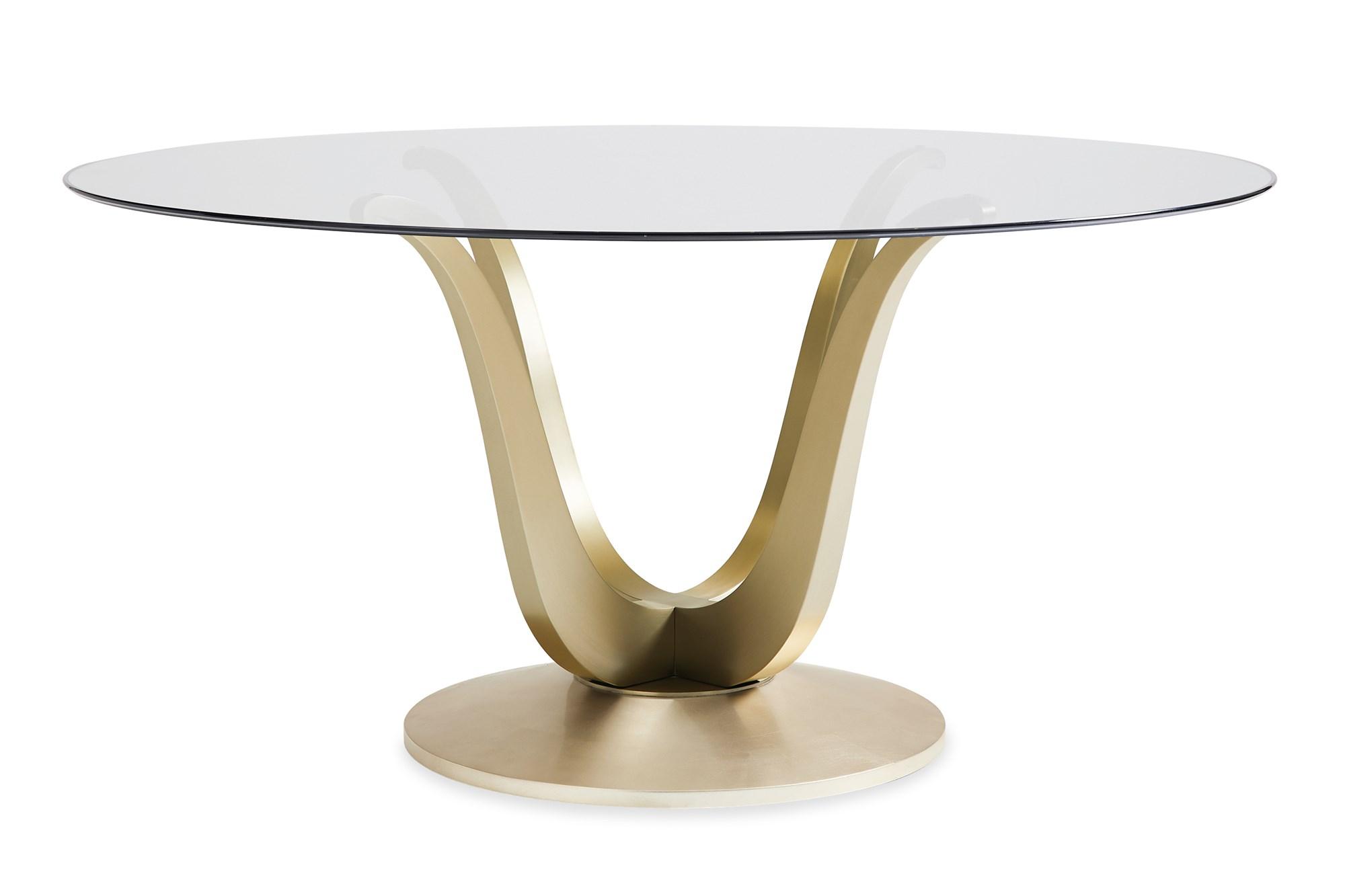 

        
Caracole ROUNDING UP Dining Table Golden Beige  662896016307
