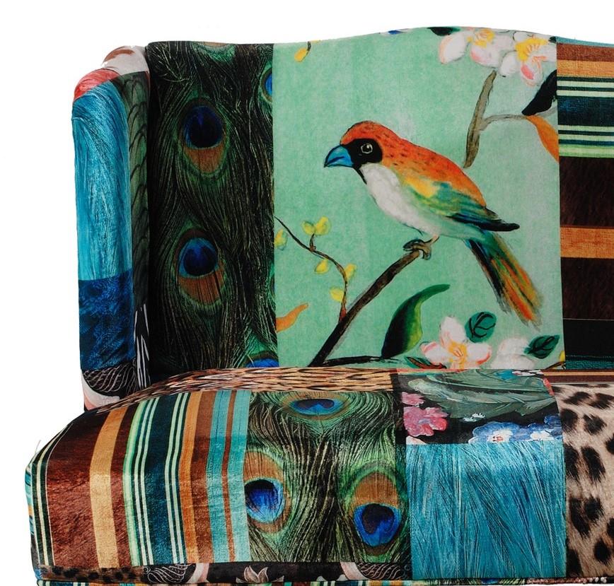 

    
A&B Home 32342-BIRD Mid-Century Vesta Bird Collage Fabric Upholstery Loveseat
