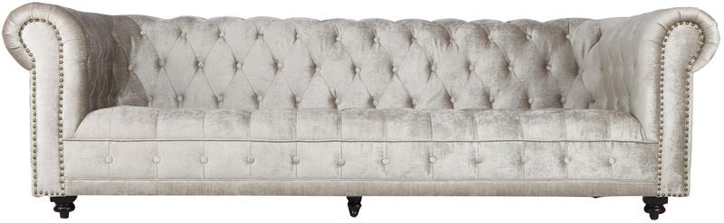 

    
A&B Home 38818 Modern Cream Shimmery Velvet Upholstery Living Room Sofa
