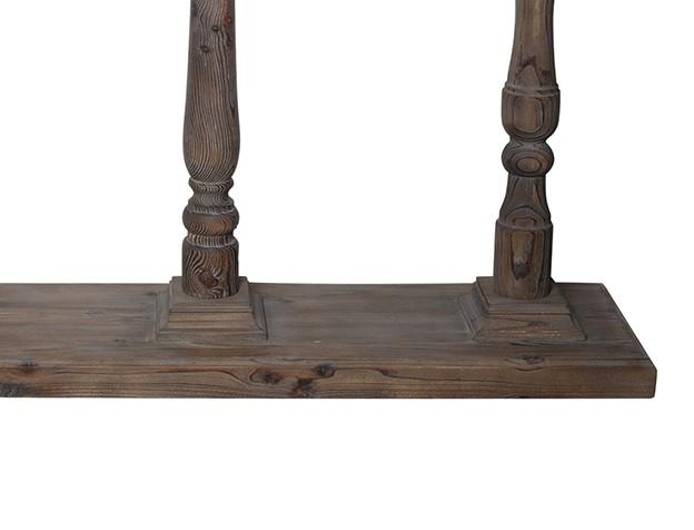 

    
A&B Home 40839  Traditional Natural Wood Finish Altar Console Table
