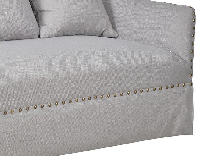 

    
A&B Home 42340 Modern Light Grey Fabric Upholstery Living Room Sofa w/Pillows
