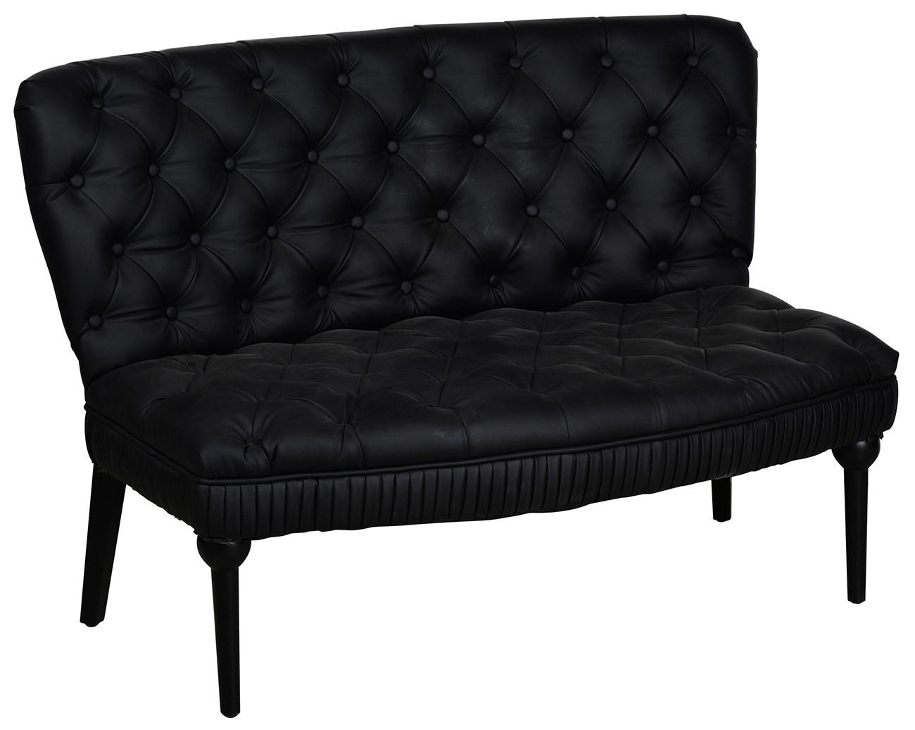 

    
A&B Home AA42350 Traditional Black Fabric Upholstery Mid-century Loveseat
