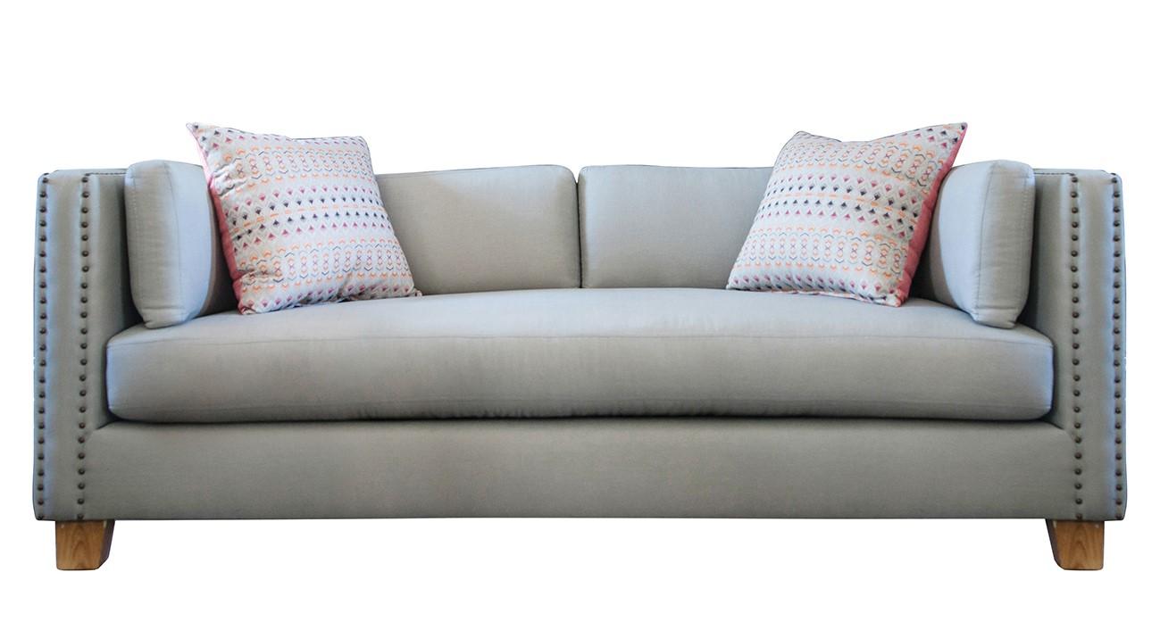 Contemporary, Modern Sofa AV39558 AV39558-Sofa in Light Gray Fabric