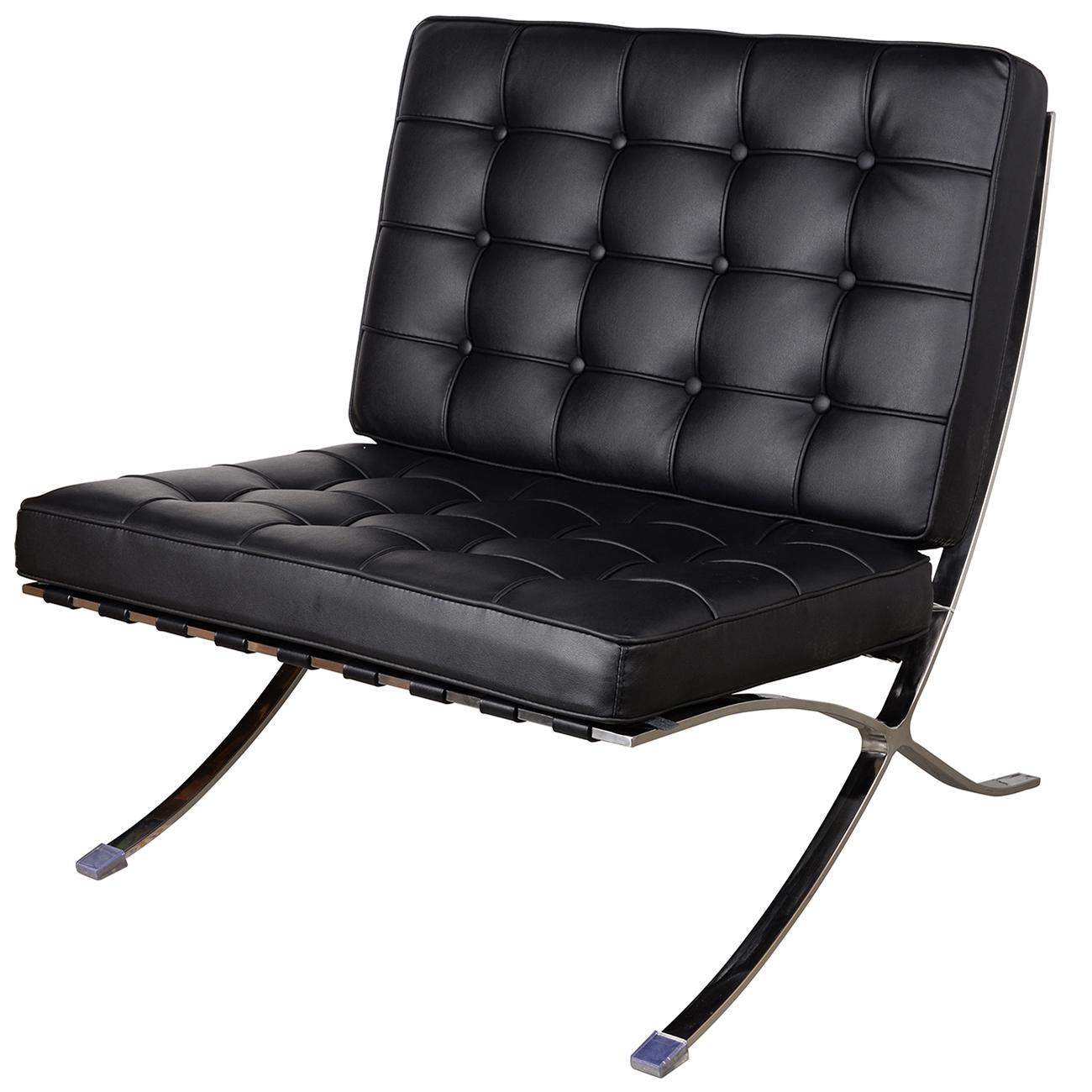 Contemporary, Traditional Accent Chair AV41037 AV41037-Accent Chair-Set-2 in Black Polyurethane