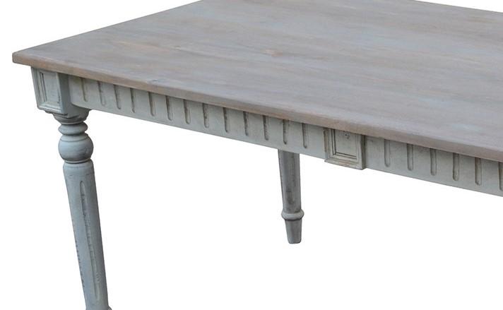 

    
A&B Home AV41056 Traditional Natural Wood Grey Finish Rectangular Dining Table
