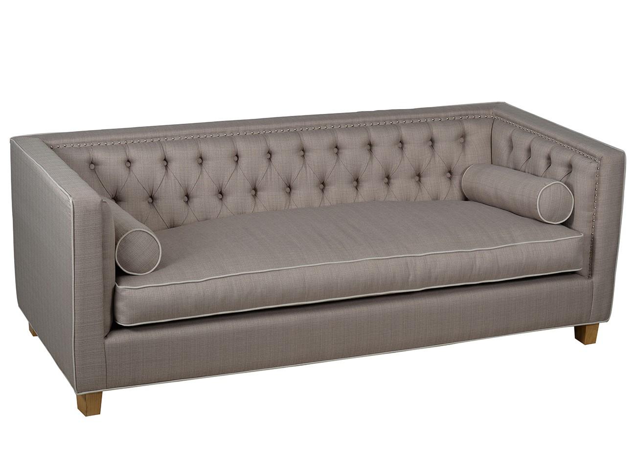 Contemporary, Modern Sofa AV41901 AV41901-Sofa in Light Gray Fabric