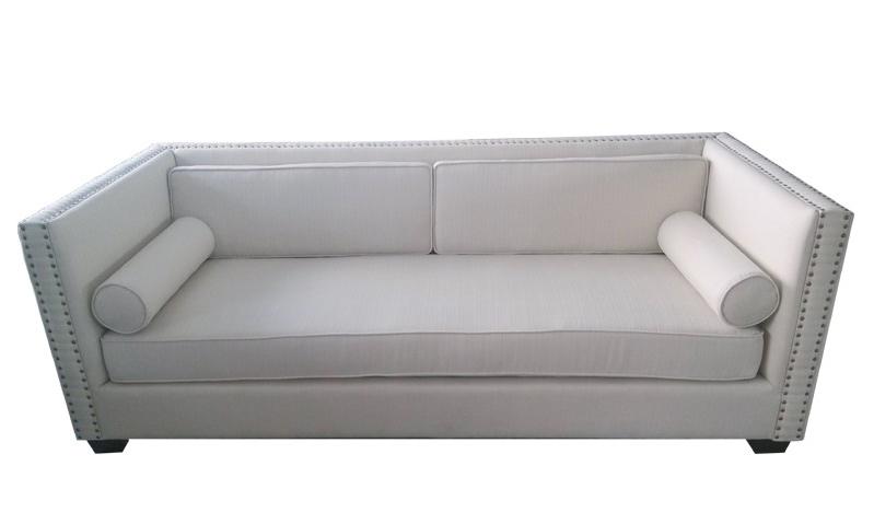 Contemporary, Modern Sofa DT37262 DT37262-Sofa in White Polyester