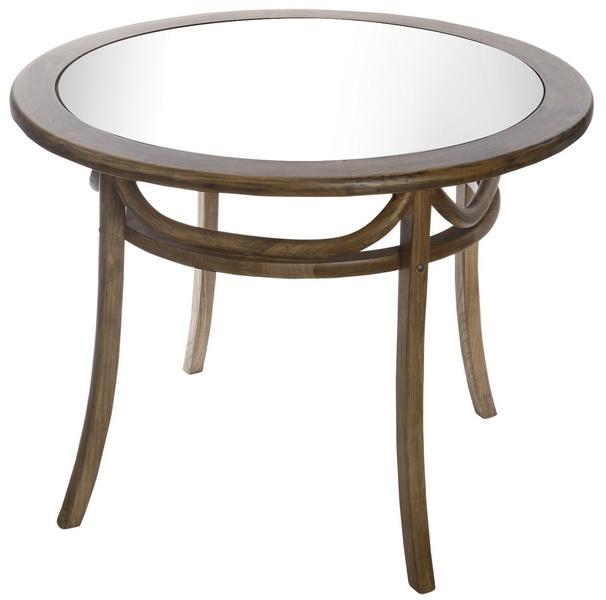 

    
A&B Home DT38475  Casual Espresso Finish  Glass Top Round Dining Table

