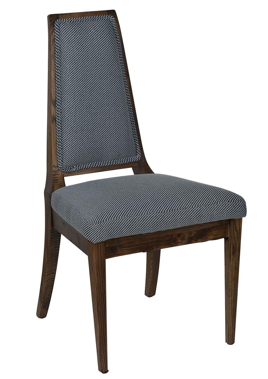 Traditional Dining Side Chair KIF42346 KIF42346-Chair-Set-2 in Gray Fabric