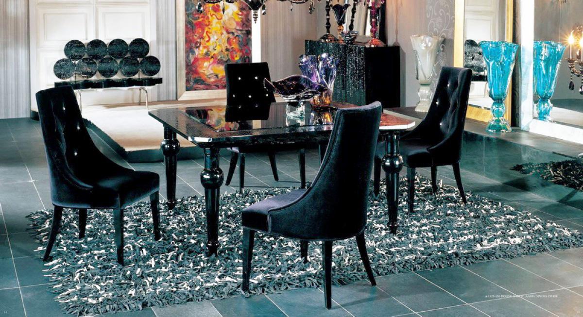 

    
VIG Furniture A&amp;X Charlotte Dining Chair Set Black VGUNAA031-Set-2
