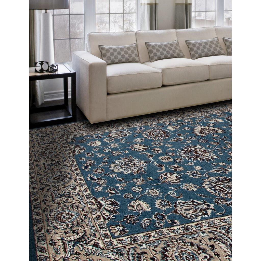 

    
Aberdeen Accustomed Medium Blue 5 ft. 3 in. Round Area Rug by Art Carpet
